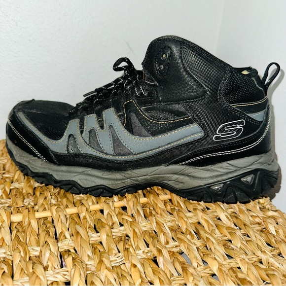 Skechers Holdredge Rebem Steel Toe EH Work Boots Men's 9.5 W Black/Charcoal - Picture 7 of 12